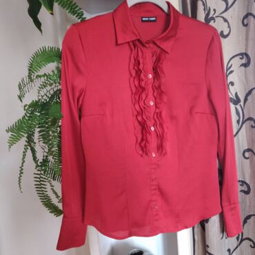 zenske bluze i kosulje: Gerry Weber, M (EU 38), Single-colored, color - Red