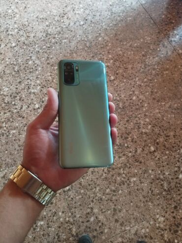 Xiaomi: Xiaomi Redmi Note 10, 128 GB, rəng - Yaşıl, 
 Barmaq izi