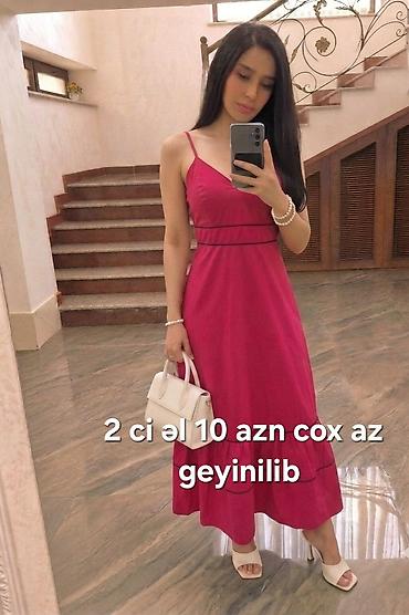 cins: Qadın geyimləri – ölçülər S/M - Uzun xarlı don, xardal rəngi, ön — 8