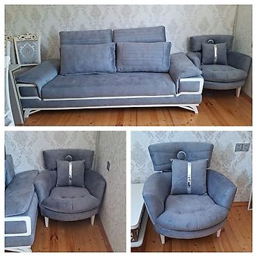 Digər mebel: AmlDivan dəsti 900azn satılır 2 ay işlənin təzədi divan açılır. Ünvan — 1