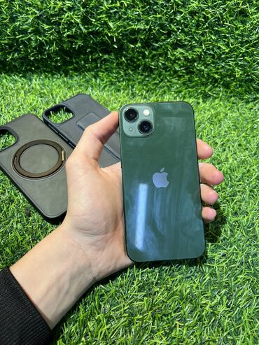 продажа компьютеров: IPhone 13, Колдонулган, 128 ГБ, Заряддоочу түзүлүш, Коргоочу айнек, Каптама, 100 %