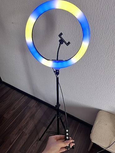 кольцовая лампа: Кольцевая лампа RGB LED MJ36 (Soft Ring Light) - Диаметр кольца — 9