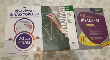 elmi kitablar: Riyaziyyat test toplusu 5 azn Riyaziyyat sınaq toplusu 7 azn