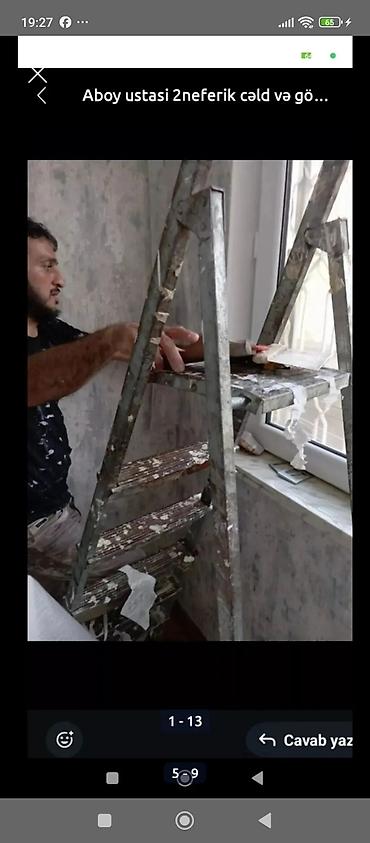 dayə axtariram: Aboy ustasıyam malyar ustasıyam ev təmiri işləri görürəm ev təmiri — 3