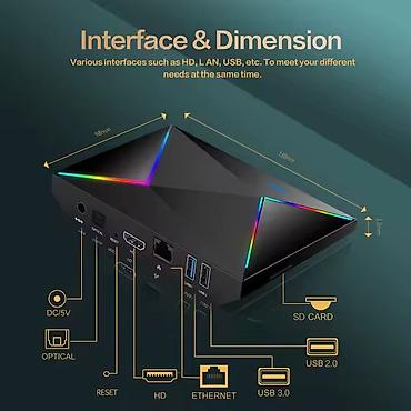 tv box android 2020: Yeni Smart TV boks 4 GB / 32 GB, Android, Ünvandan götürmə — 2