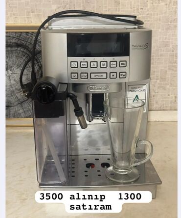 baku electronics: Qəhvə maşını Delonghi, Avtomat, Kapuçinator ilə