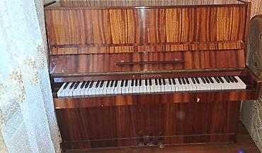 elektron pianolar: Akkustik şaquli piano – “Belarus” (upright) - Korpus: parlaq taxta — 2
