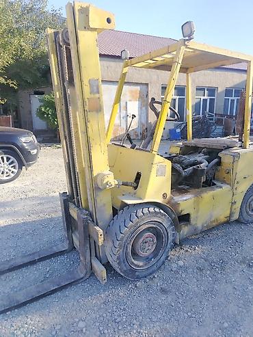opel sukan: Sarı rəngli forklift (yükləyici) - Yanacaq tipi: daxiliyanma — 3