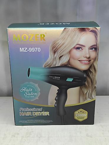 Фен профессиональный MOZER MZ-9970 - Мощность: 2200 Вт - Питание: AC