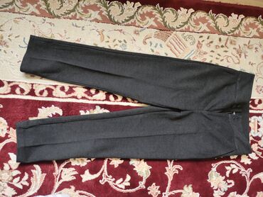 брюки капри для полных женщин: Классические, Капри, Кашемир, Средняя талия, Китай, Осень-весна, S (EU 36)