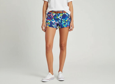 obcisłe krótkie spodenki: Szorty damskie, rozmiar M