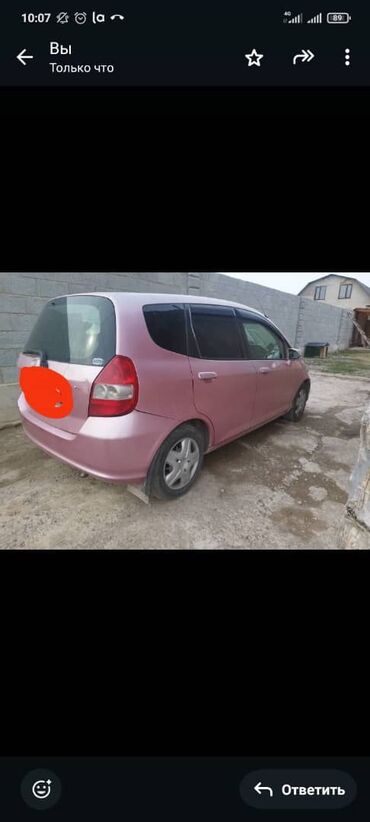 россрочка фит: Honda Fit: 2003 г., 1.3 л, Автомат, Бензин, Седан