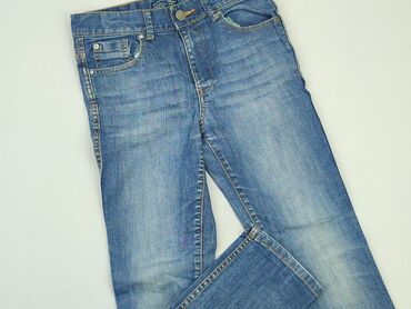 stradivarius jeansy z niskim stanem: Jeans, Reserved Kids, 10 years, 134/140, condition - Good