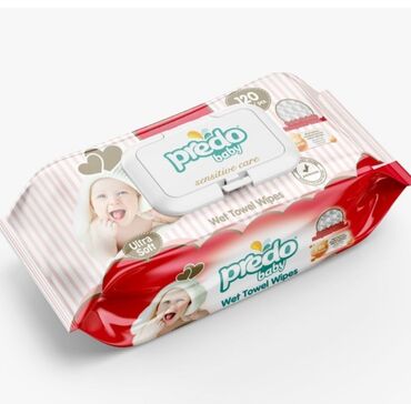yağlı kağız: Məhsul: Predo Baby Wet Towel Wipes – Sensitive Care 120 pcs qiymeti