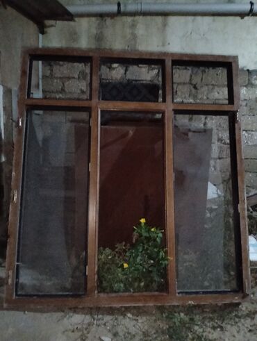 Ağcaqanad torları: İşlənmiş Üç qat şüşə paketi Plastik pəncərə, Еni: 155 sm, Uzunluğu: 170 sm