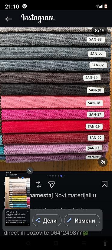 Jastuci: Jastucnice jastuci po 700 dinara dezen po zelji — 10