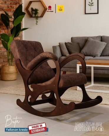 Kreslolar: Yeni, Kreslo-kaçalka, Parça, Kredit var, Şəhərdaxili pulsuz çatdırılma — 1