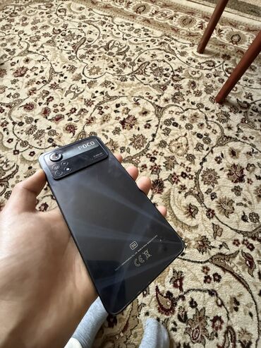 Poco: Poco X4 Pro 5G, Б/у, 128 ГБ, цвет - Черный, 1 SIM, 2 SIM, eSIM