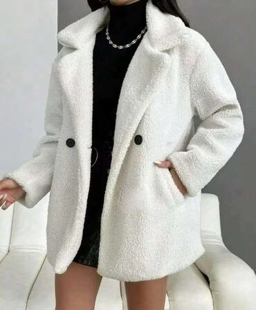 Kaputi: Ženska teddy kaput/jakna sa krupnim plišanim flisom. Model do sredine na lalafo.rs — 1 Kaputi: Ženska teddy kaput/jakna sa krupnim plišanim flisom. Model do sredine — 1