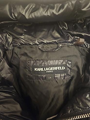 meta eynek: Palto, Karl Lagerfeld, L, rəng - Qara — 3