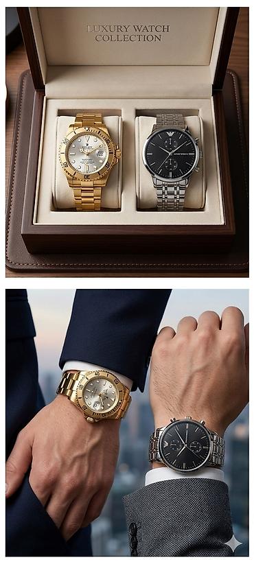 samsung watch 1: Çatdırılma PULSUZDUZ ✅✅✅✅👍 Klassik dizaynlı qol saatları - Minimalist — 7