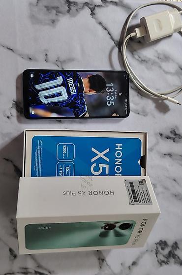 22 inc monitor: Honor X5, 128 GB, rəng - Yaşıl, İki sim kartlı — 1