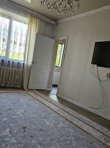 бишкек цены на квартиры: 2 комнаты, 56 м², 106 серия, 2 этаж, Евроремонт