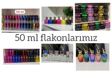 Sizde oz etir biznesinizi bizimle qurun 5 eded istediyiniz 50 ml qab