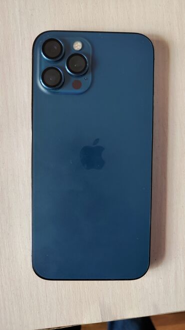 я ищу бу телефон: IPhone 12 Pro Max, Б/у, 128 ГБ, Blue Titanium, Защитное стекло, Чехол, Кабель, 78 %
