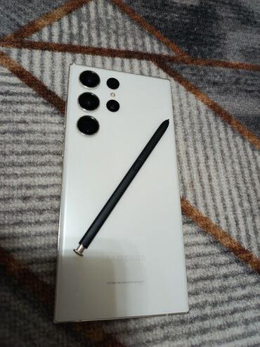 зарядка для ноутбука samsung: Samsung Galaxy S23 Ultra, Колдонулган, 256 ГБ, түсү - Ак, 1 SIM, eSIM, 2 SIM