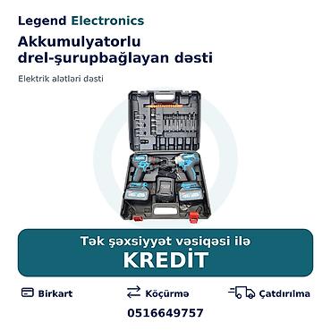 islənmis drel: Elan başlığı: Akkumulyatorlu drel-şurupbağlayan dəsti Elan mətni — 1