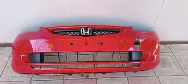 ������������������������ ������ �������� ������������: Передний Бампер Honda 2003 г., Б/у, цвет - Красный, Оригинал