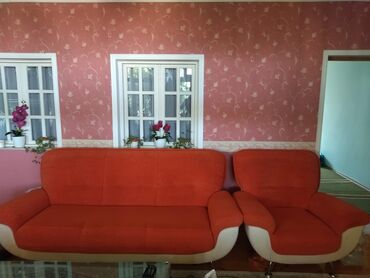 divan örtük: İşlənmiş, Divan, 2 kreslo, Bazalı, Açılan