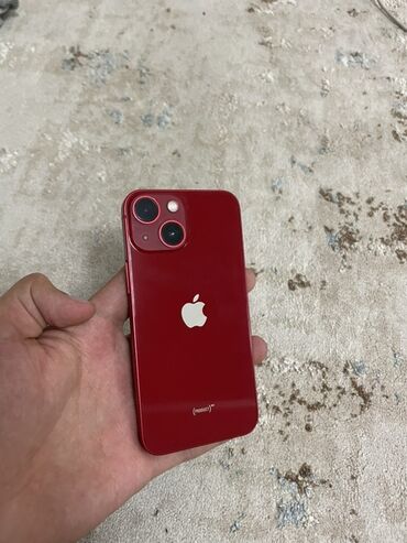 ноутбук баткен: IPhone 13 mini, Б/у, 256 ГБ, Красный, Зарядное устройство, Защитное стекло, Чехол, 78 %