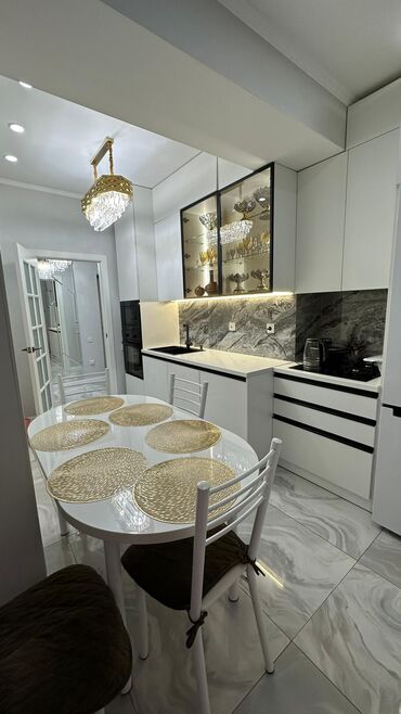 продается однокомнатная квартира аламедин 1: 3 комнаты, 80 м², Элитка, 3 этаж, Евроремонт