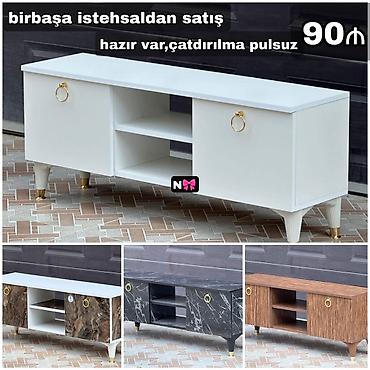 kamodlar: *TV stend / TV altı 90 AZN 💥* ✔️Ölçü en120 x dər30 x hün 52 ✔️ Rəng — 2