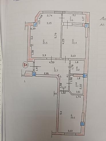 жк панфилова: 2 комнаты, 74 м², 8 мкр Элитка, 1 этаж — 9