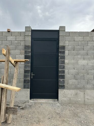 Откатные ворота: Откатные ворота с калиткой и навесом - Тип: откатная конструкция на at lalafo.kg — 13 Откатные ворота: Откатные ворота с калиткой и навесом - Тип: откатная конструкция на — 13