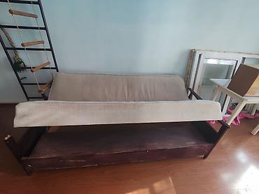 sofa: Прямой диван, Б/у — 3