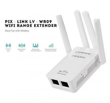 Modemi, ruteri i mrežni uređaji: Wifi pojačivač, ruter, repetitor sa 4 antene Osnovna funkcija ovog — 1