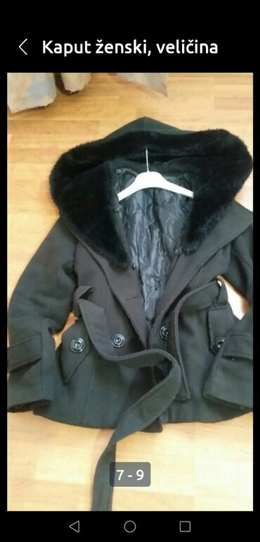 Kaputi: Ženski kaput, crne boje. Cena za jedan. Veličina M - Model na lalafo.rs — 1 Kaputi: Ženski kaput, crne boje. Cena za jedan. Veličina M - Model — 1