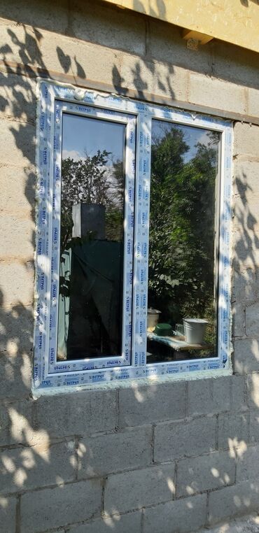 Пластиковые окна на заказ: Цветной терезелер 65 долардан жогору терезе заказ алабыз ак терезе 55 — 26