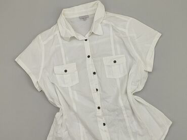 białe bluzki z szerokimi rękawami: Koszula Damska, 2XL, stan - Zadowalający