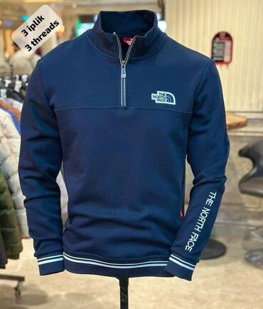 Duksevi: Duks, 2XL (EU 56), L (EU 52), M (EU 50), The North Face, bоја - Tamnoplava, Sa rajferšlusom — 2