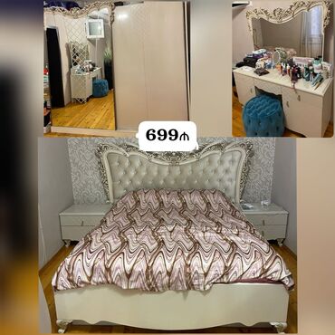 Другая мебель для дома: *699₼ YATAQ mebeli :-TƏCİLİ SATILIR*‼️ Ysxşı vəziyyətdə Ünvan:-nzs