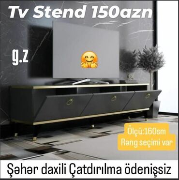 Masa və oturacaq dəstləri: TV stend yeni