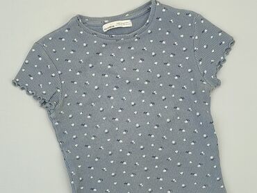 t shirty błękitny: T-shirt, Pull and Bear, XS (EU 34), condition - Good