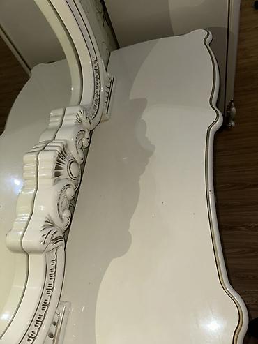 Туалетные столики: Туалетный столик, С зеркалом, цвет - Бежевый, МДФ — 9