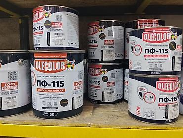 Эмаль алкидная универсальная OLECOLOR ПФ-115, атмосферостойкая