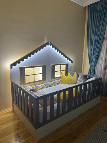 Yataq otağı dəstləri: Təknəfərlik çarpayı, Dolab, İşlənmiş — 11